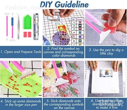 Нови 2 броя 5D диамантен гоблен Декорация на стая, стена, дома Арт Релакс, снимка 4 - Други - 40405025