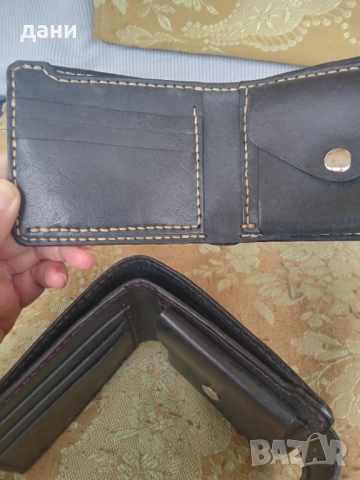Портфейл от естествена кожа , снимка 6 - Портфейли, портмонета - 48390722