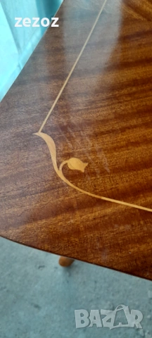 Маса холна с интарзия-№138, снимка 8 - Маси - 53019956