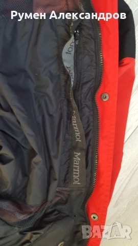Зимно спортно червено яке MARMOT WINTER JAKET размер L, снимка 10 - Якета - 51888992