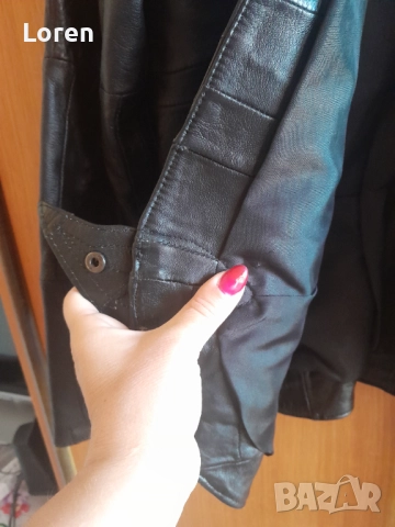 Дамско интересно яке естествена кожа есен/пролет, снимка 5 - Якета - 51492177