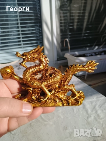 Статуетка дракон, снимка 2 - Статуетки - 52476499