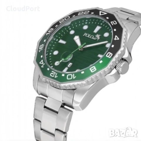 Мъжки комплект, POLO Air, Портфейл, Колан, Черен Часовник, 55 мл Парфюм, сив, снимка 3 - Портфейли, портмонета - 53114641