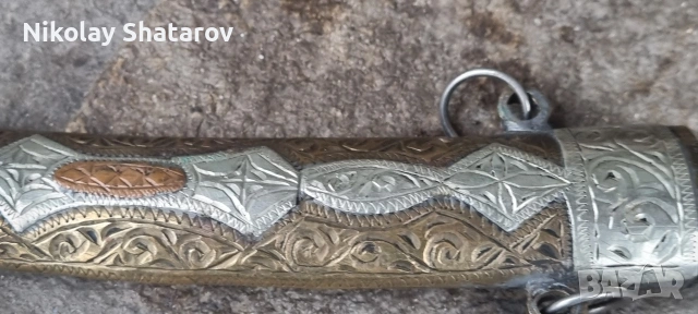 Стара арабска кама. Ханджар. Кумая , снимка 5 - Антикварни и старинни предмети - 53189992