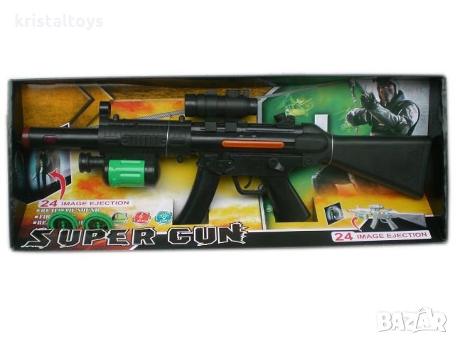 Детски автомат - пушка с излъчвани от нея картинки., снимка 1