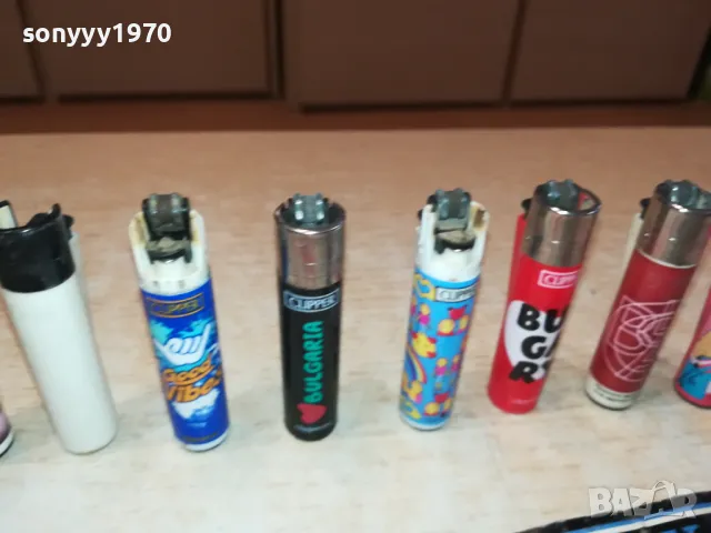 CLIPPER-ЛОТ 5 ЗАПАЛКИ ЗА КОЛЕКЦИЯ 10БР ЗА 65ЛВ 2412241404, снимка 2 - Колекции - 48450546