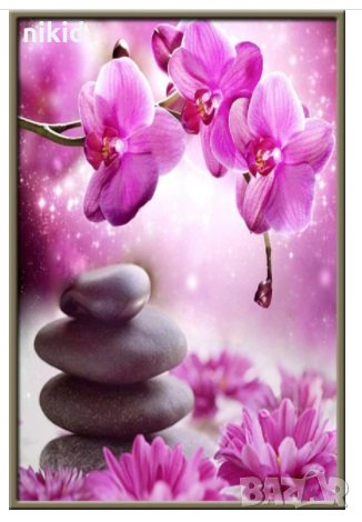 5D гоблен Орхидея диамантен гоблен картина мозайка за направа по схема с камъчета