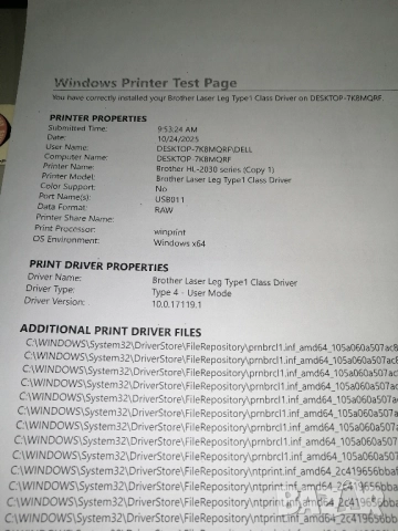 Лазерен принтер Brother HL-2030 USB, снимка 9 - Принтери, копири, скенери - 52163239