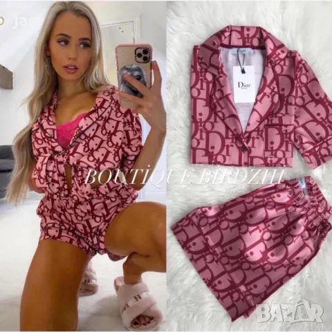 Сатенена пижама Dior