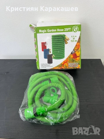 РАЗТЕГАТЕЛЕН ГРАДИНСКИ МАРКУЧ MAGIC HOSE 12 метра, снимка 3 - Напояване - 54276317