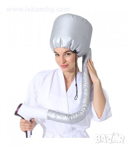 ШАПКА С ТРЪБА ЗА ГОРЕЩ ВЪЗДУХ ЗА ИЗСУШАВАНЕ НА КОСА И ПРАВЕНЕ НА ПРИЧЕСКА - 3206, снимка 4 - Сешоари - 33887026