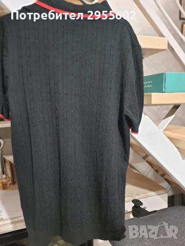 Casablanca черна поло тениска , снимка 5 - Тениски - 56133788