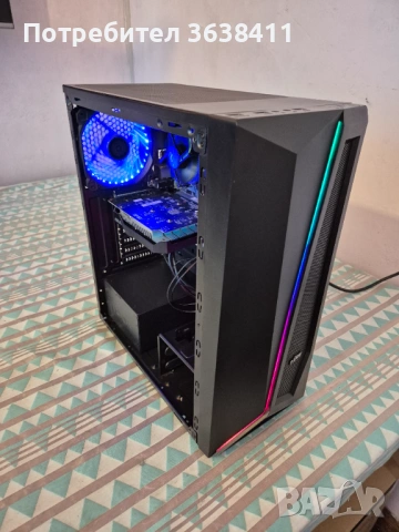Геймърски компютър гаранция/i3 9100f 16GB,GTX 1650 4GB, 512GB SSD