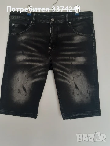 Мъжки дънкови шорти Dsquared2 Ibrahimovic, снимка 4 - Къси панталони - 51196398