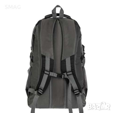 Пътна раница 40L черна и сива_1234588, снимка 5 - Раници - 52278331