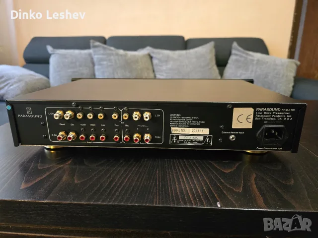 Аудиофилски предусилвател Parasound P/LD-1100 (дизайн на John Curl), снимка 2 - Ресийвъри, усилватели, смесителни пултове - 56095815
