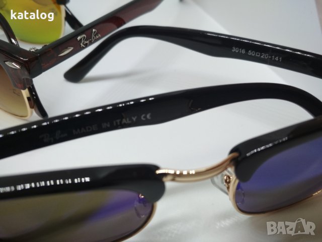 RB 3016 clubmaster logo collection слънчеви очила реплика, снимка 4 - Слънчеви и диоптрични очила - 31417978