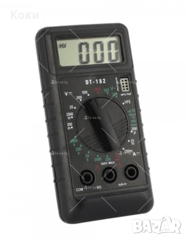 Мини цифров мултиметър с дисплей, модел DT-182 TV875 TV875, снимка 1