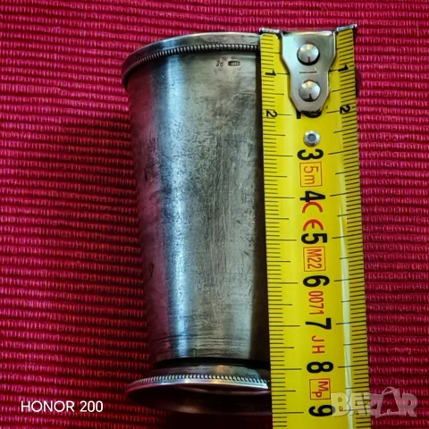 Стара сребърна чаша с позлата СССР. , снимка 2 - Антикварни и старинни предмети - 53943805