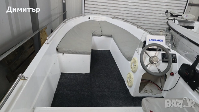 Лодка Gobbi 430 + ДВИГАТЕЛ + КОЛЕСАР, снимка 5 - Воден транспорт - 54017875