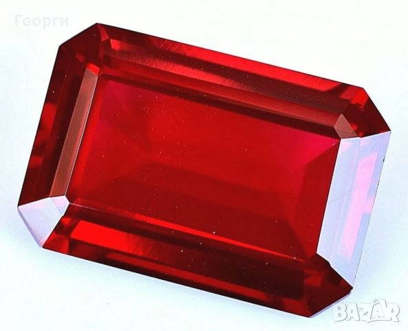 Голям естествен кърваво червен Рубин Сертифициран безупречен камък, снимка 4 - Колекции - 36876312