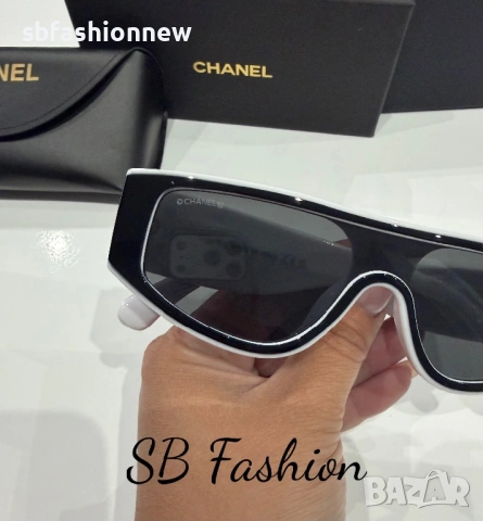 Chanel черно бели очила, снимка 9 - Слънчеви и диоптрични очила - 53974246