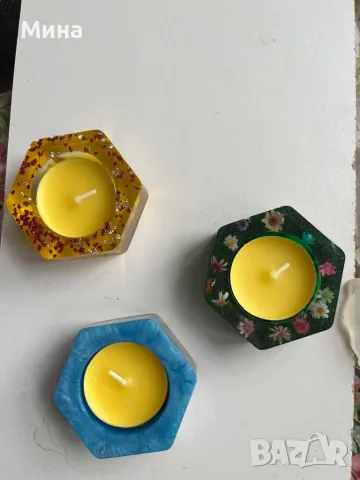 Свещник, пепелник, поставки за чаши, снимка 10 - Декорация за дома - 48202992