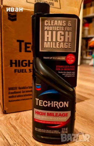 Chevron Techron High Mileage добавка за бензин