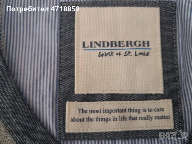 Мъжка фланелка LINDBERGH, снимка 5 - Тениски - 55874124