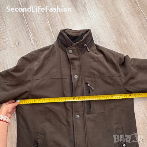 Мъжко яке Pierre Cardin Vintage Gore-Tex, черно, размер 52 L, Ahlers Group, кафяво, снимка 10 - Якета - 52180648