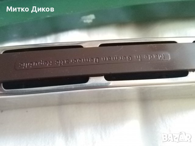 Хармоника Harmonica BANDMASTER SUPER MADE IN GDR ГДР 48 дупки свири перфектно винтидж 1960-70г, снимка 3 - Други - 37055597