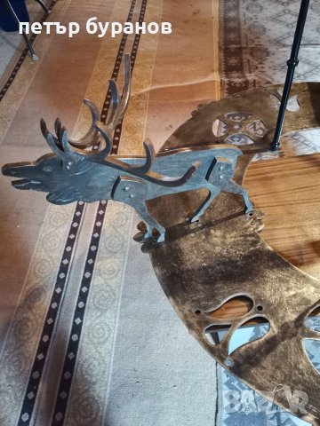 Старинен полюлей, снимка 4 - Лампи за таван - 39305886