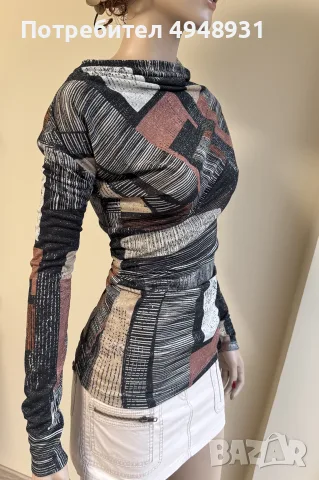 Страхотна блуза Valetta On Style S/M, снимка 3 - Блузи с дълъг ръкав и пуловери - 56067742