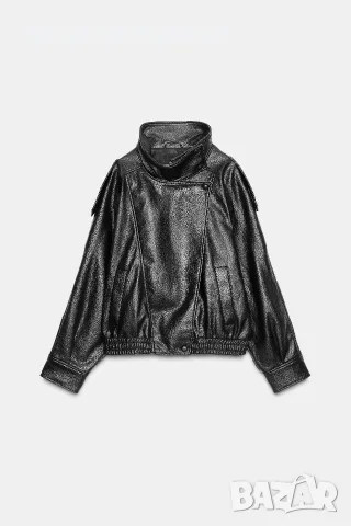 Яке от изкуствена кожа Zara