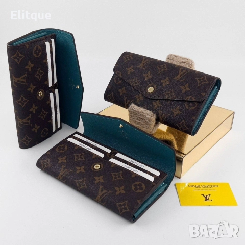 портмонета от естествена кожа Louis Vuitton , снимка 4 - Портфейли, портмонета - 52908090