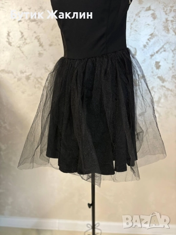 Дамска рокля с тюл, снимка 3 - Рокли - 52672380