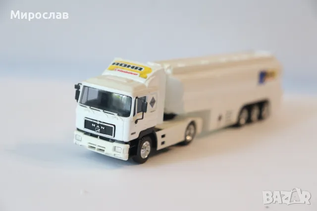 AMW 1:87 H0 MAN ЦИСТЕРНА МОДЕЛ КАМИОН КОЛИЧКА ТИР, снимка 4 - Колекции - 50112546
