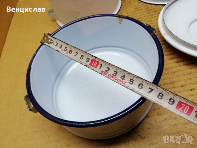 Соц Емайлирана Садинка. , снимка 8 - Антикварни и старинни предмети - 39354699