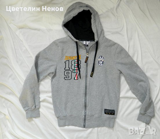 Горнище HOODIE  JUVE ОФИЦИАЛНО ОБЛЕКЛО НА ЮВЕНТУС PS 18863, снимка 2 - Спортни дрехи, екипи - 31594899