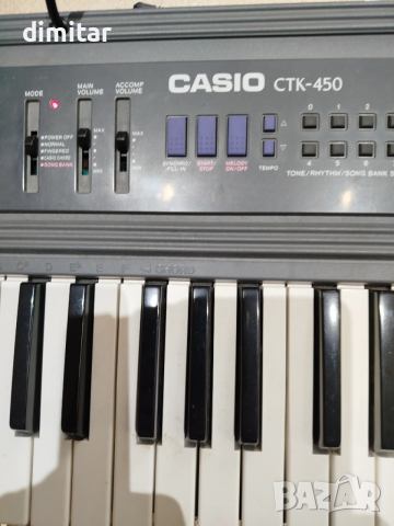 Синтезатор CASIO  CTK - 450, снимка 4 - Синтезатори - 54276855