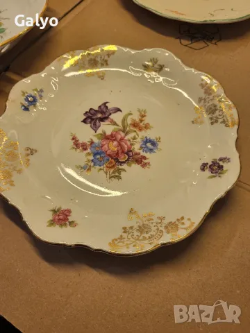 Антични, Порцеланови красиви чинии Decor Belle Rose Marco Polo , снимка 4 - Антикварни и старинни предмети - 50354682