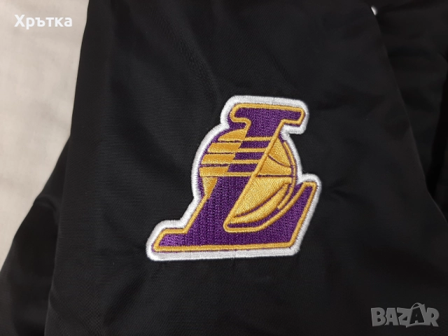 NBA Lakers LeBron James Varsity - Оригинално мъжко яке размер XL, снимка 10 - Якета - 52081302