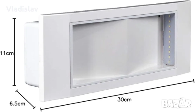 Beghelli BEG1499 Аварийна LED таванна лампа 11 W, бяла, снимка 6 - Лед осветление - 52432413