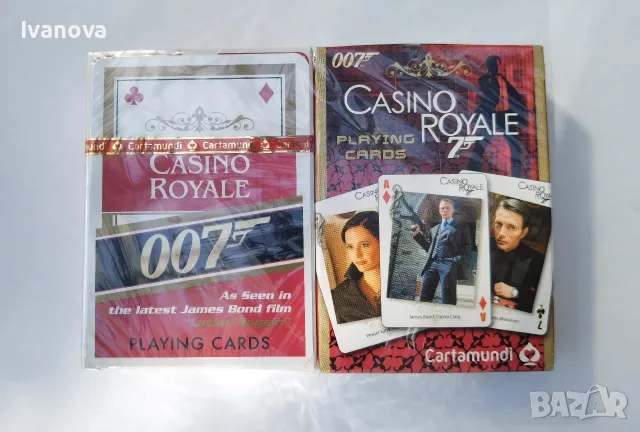 Комплект карти за игра Casino royale, James Bond