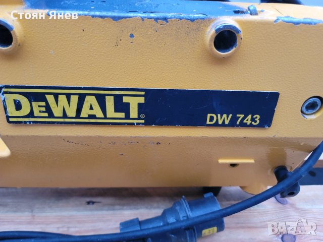 Настолен циркуляр Пендула Dewalt DW743, снимка 7 - Други машини и части - 36613707