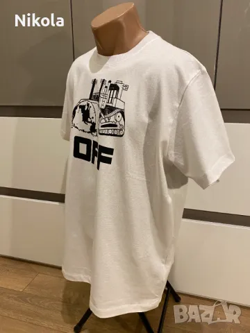 OFF-WHITE™ WORLD CATERPILLA, тениска, размер: S, снимка 4 - Тениски - 48678586