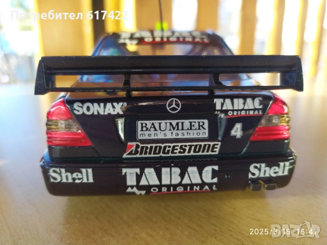 1:18 Метален модел на MERCEDES C-Klass DTM Team AMG - UT models, снимка 5 - Колекции - 53142057