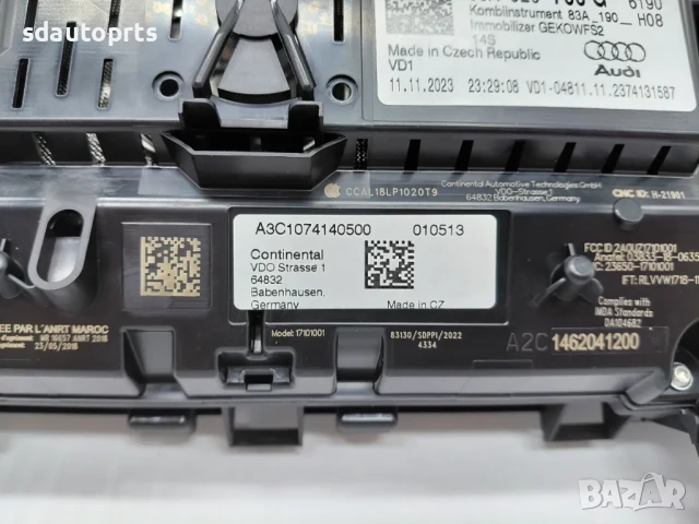 83A920700G Audi Q3 F30 Виртуален километраж Virtual Cluster, снимка 8 - Части - 51193357