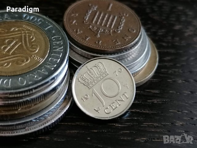 Монета - Холандия - 10 цента | 1979г.