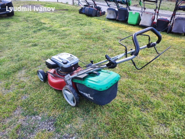 Бензинова косачка с кош Einhell 2014г. 163cm 3,5кс 4t 51см 44кг, снимка 4 - Градинска техника - 54364336